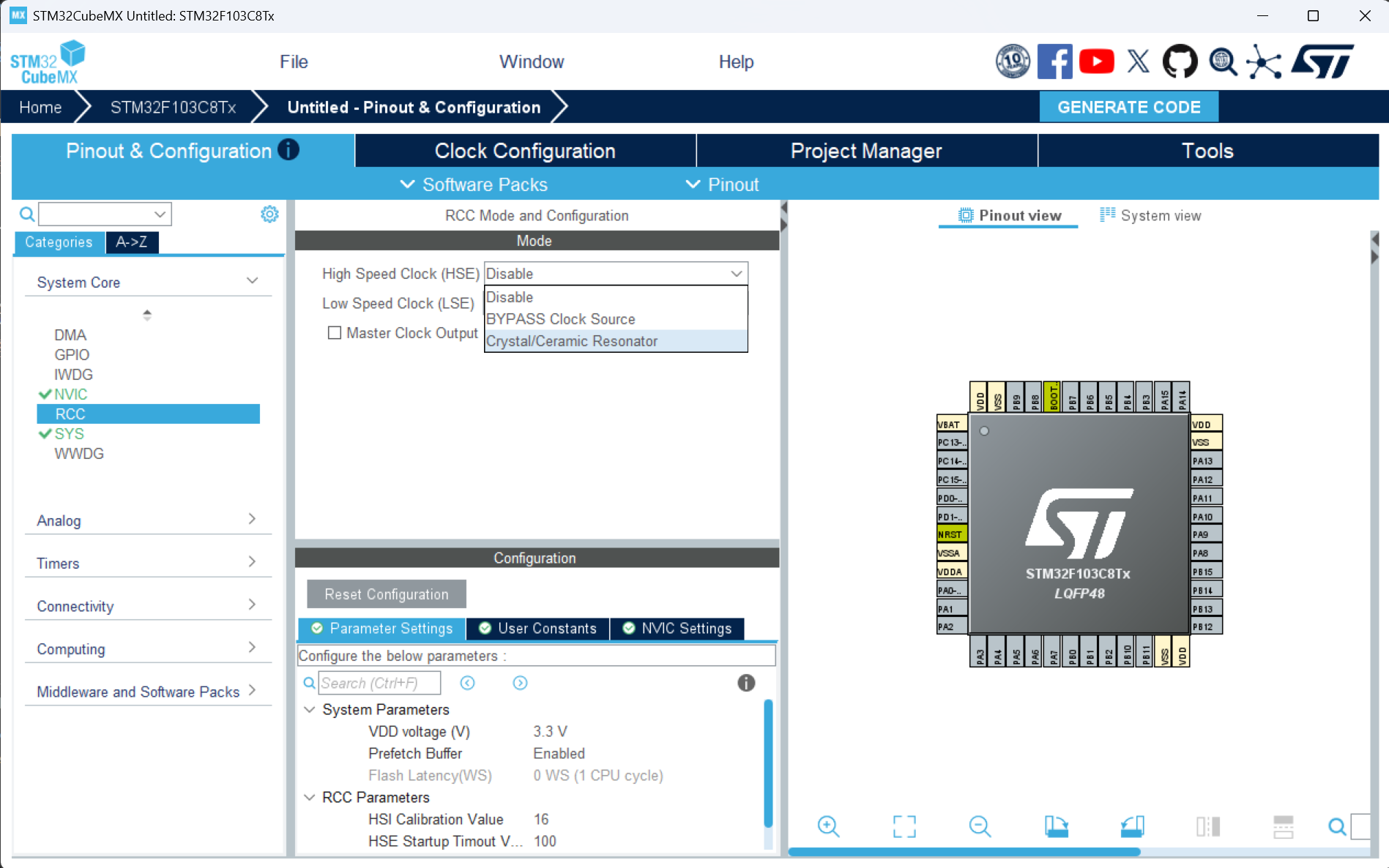 选择正确的时钟类型